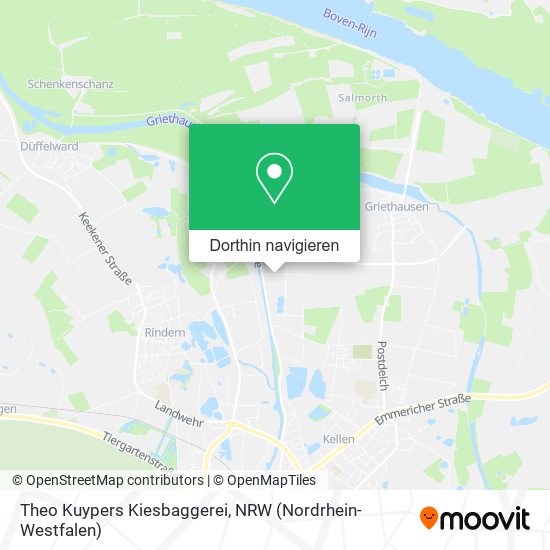 Theo Kuypers Kiesbaggerei Karte