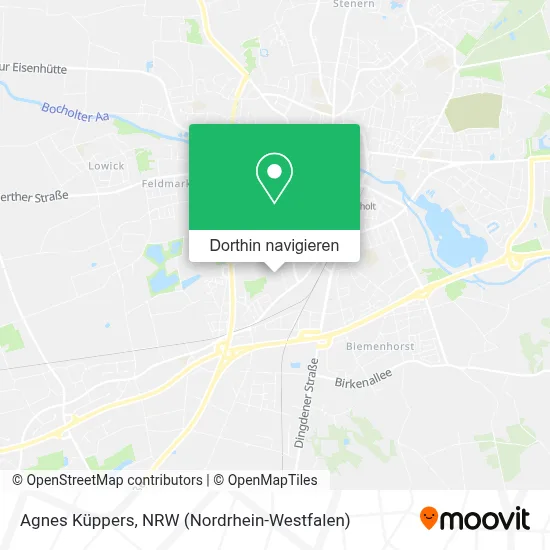 Agnes Küppers Karte