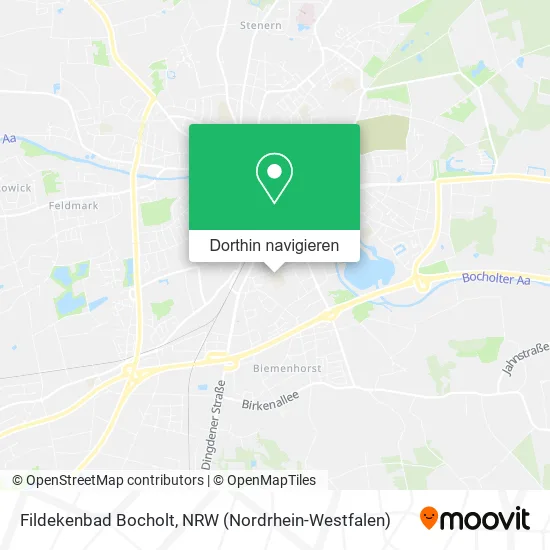 Fildekenbad Bocholt Karte