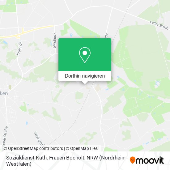 Sozialdienst Kath. Frauen Bocholt Karte