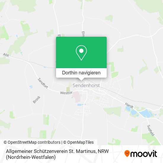 Allgemeiner Schützenverein St. Martinus Karte