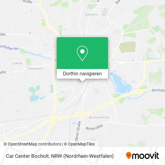 Car Center Bocholt Karte