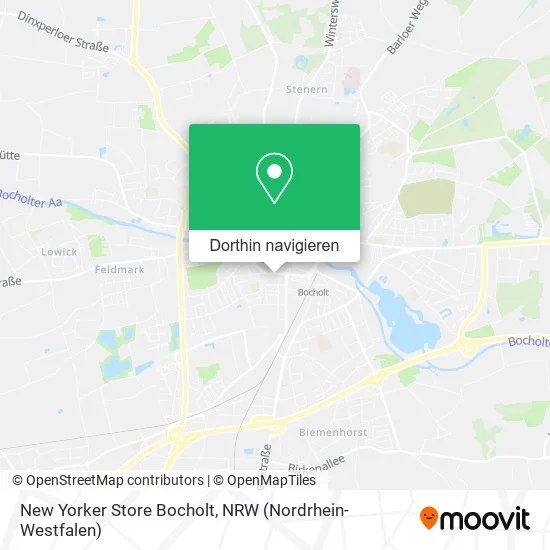 New Yorker Store Bocholt Karte