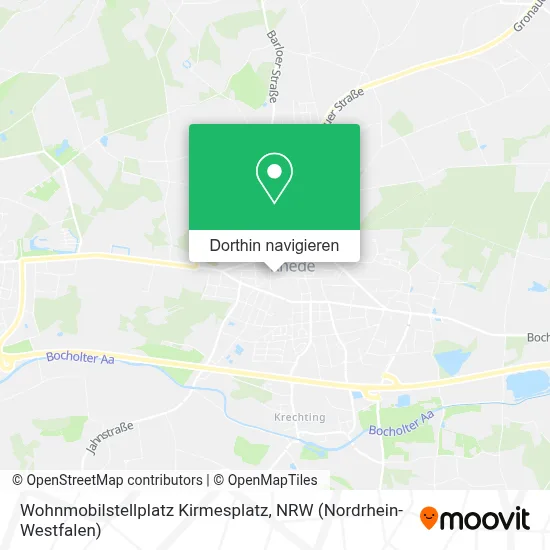 Wohnmobilstellplatz Kirmesplatz Karte