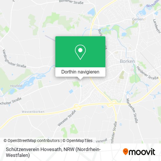 Schützenverein Hovesath Karte