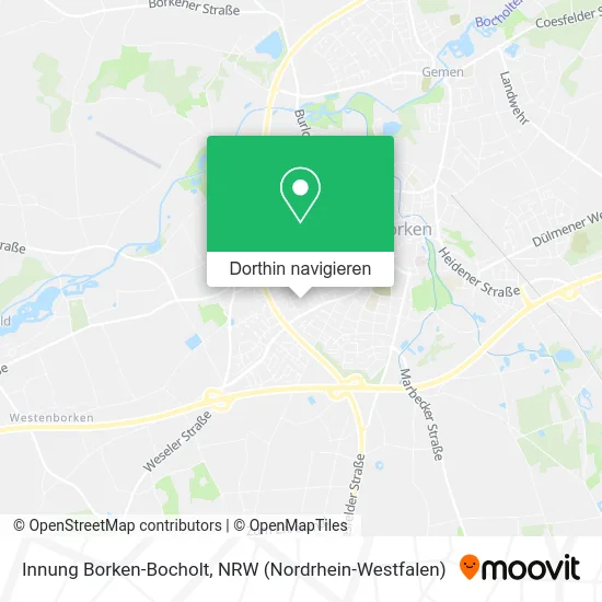 Innung Borken-Bocholt Karte