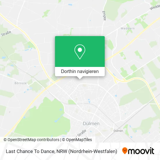 Last Chance To Dance Karte