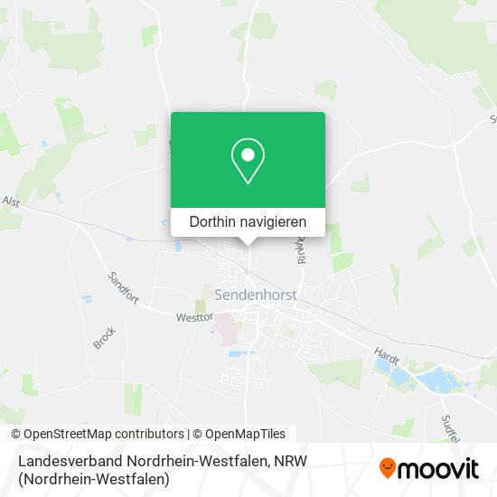 Landesverband Nordrhein-Westfalen Karte