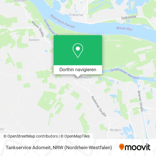 Tankservice Adomeit Karte