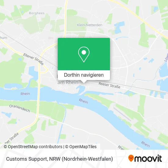 Customs Support Karte