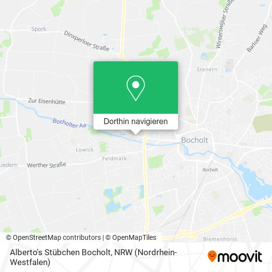 Alberto's Stübchen Bocholt Karte