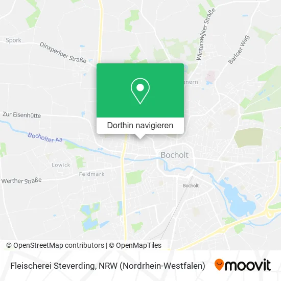 Fleischerei Steverding Karte