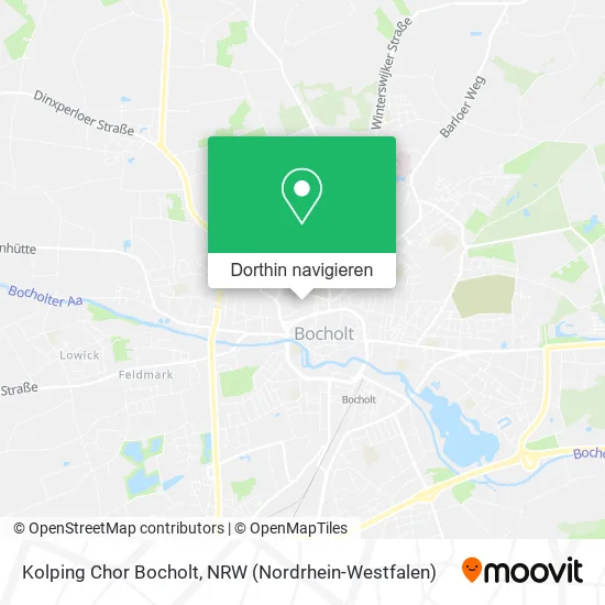 Kolping Chor Bocholt Karte