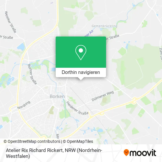 Atelier Rix Richard Rickert Karte