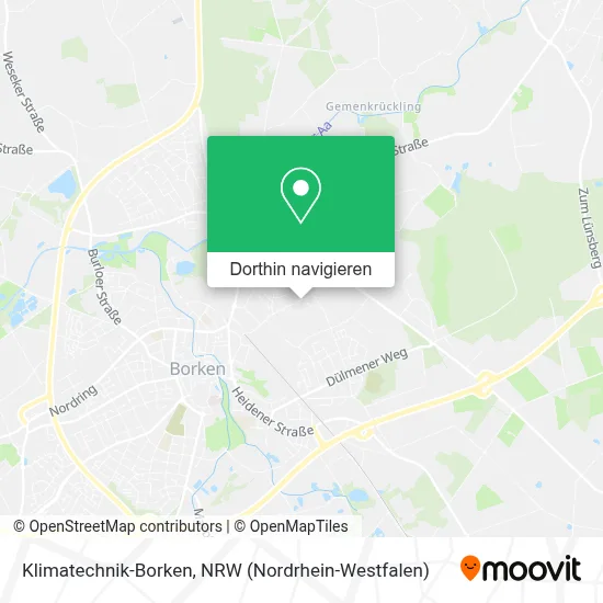 Klimatechnik-Borken Karte