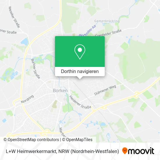 L+W Heimwerkermarkt Karte