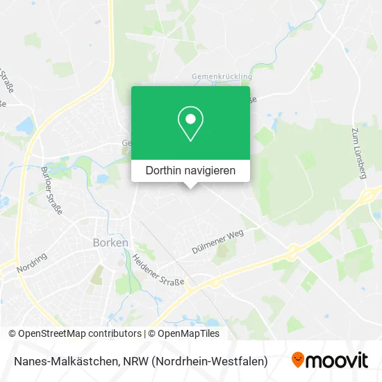 Nanes-Malkästchen Karte