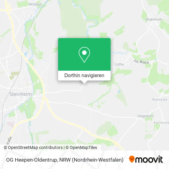 OG Heepen-Oldentrup Karte