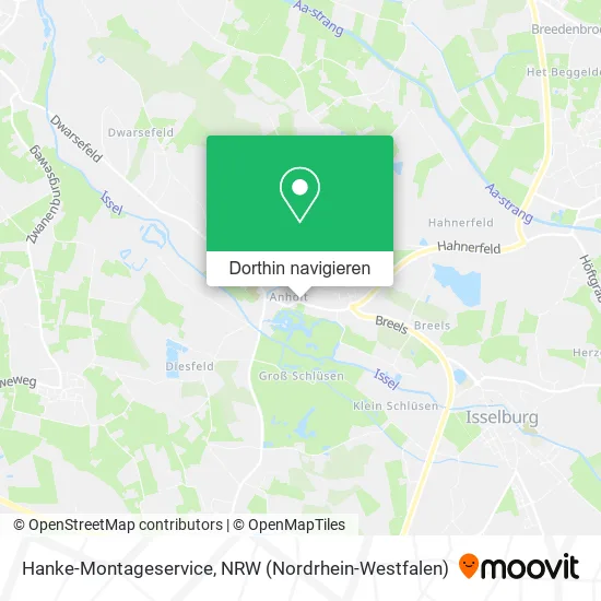 Hanke-Montageservice Karte