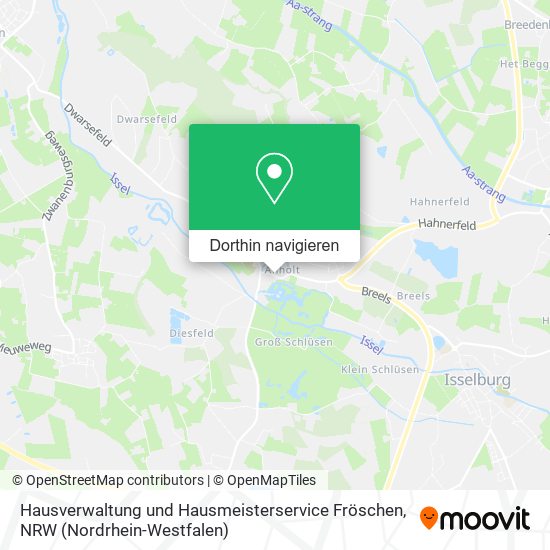 Hausverwaltung und Hausmeisterservice Fröschen Karte