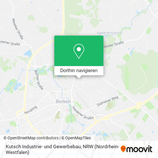 Kutsch Industrie- und Gewerbebau Karte