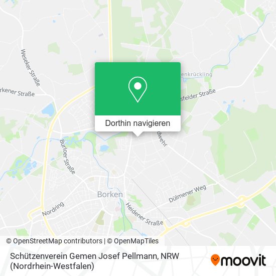 Schützenverein Gemen Josef Pellmann Karte