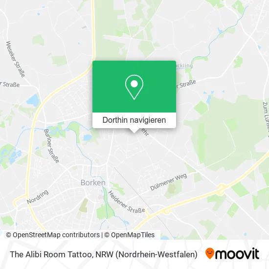 The Alibi Room Tattoo Karte