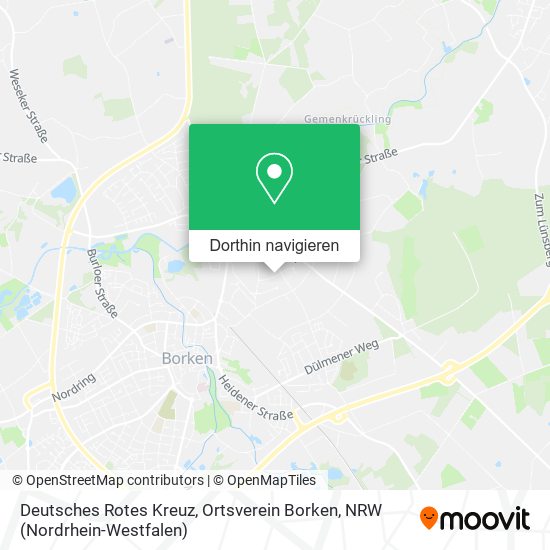 Deutsches Rotes Kreuz, Ortsverein Borken Karte