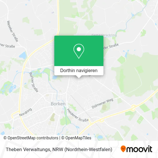 Theben Verwaltungs Karte
