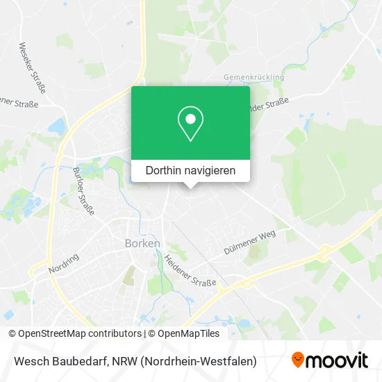 Wesch Baubedarf Karte