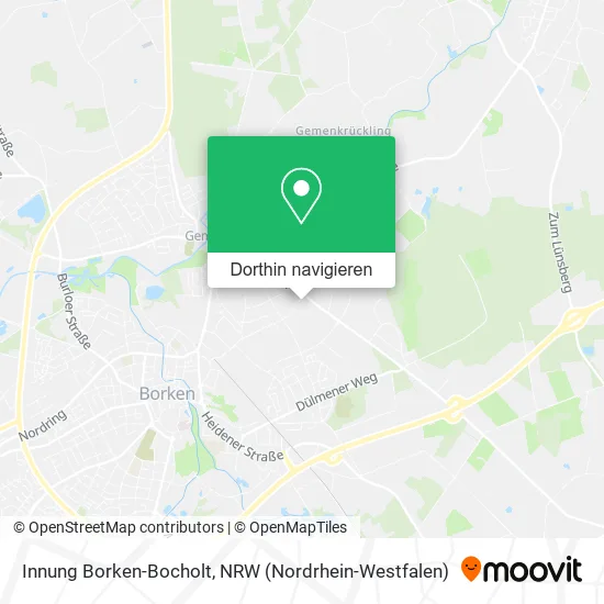 Innung Borken-Bocholt Karte