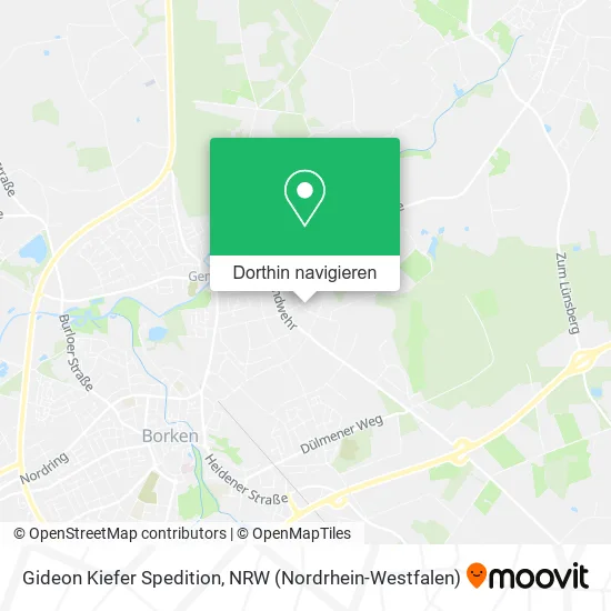 Gideon Kiefer Spedition Karte