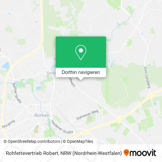 Rohfettevertrieb Robert Karte