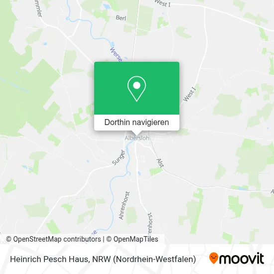 Heinrich Pesch Haus Karte