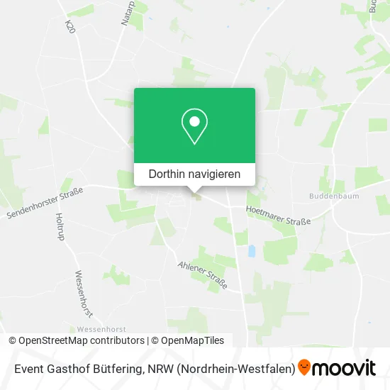 Event Gasthof Bütfering Karte