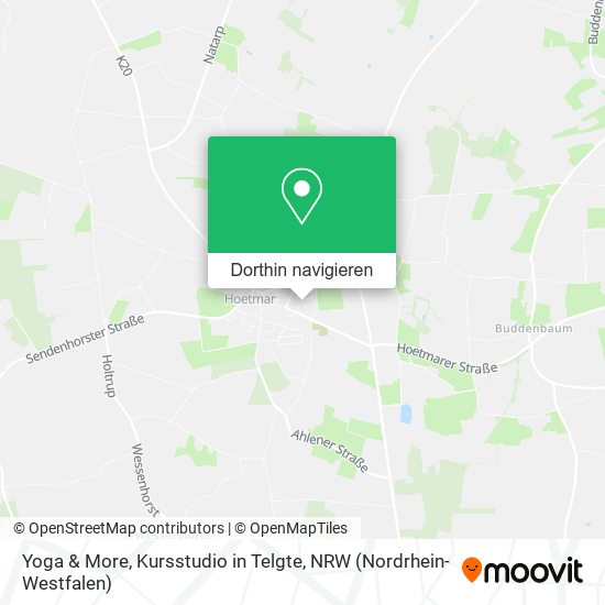 Yoga & More, Kursstudio in Telgte Karte