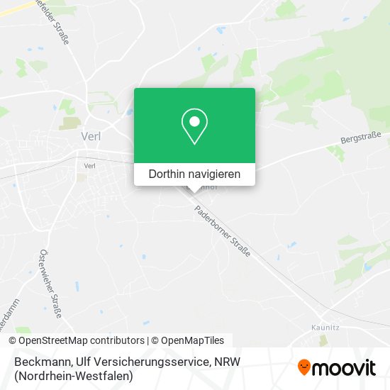 Beckmann, Ulf Versicherungsservice Karte