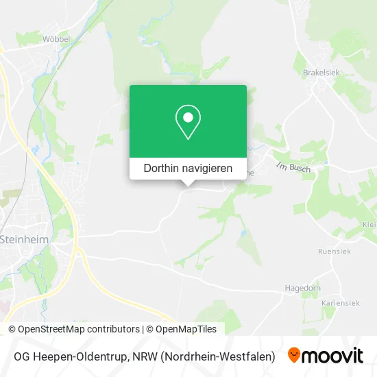 OG Heepen-Oldentrup Karte