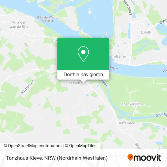 Tanzhaus Kleve Karte