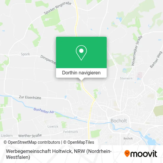 Werbegemeinschaft Holtwick Karte