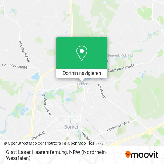 Glatt Laser Haarentfernung Karte