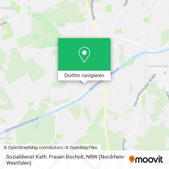 Sozialdienst Kath. Frauen Bocholt Karte