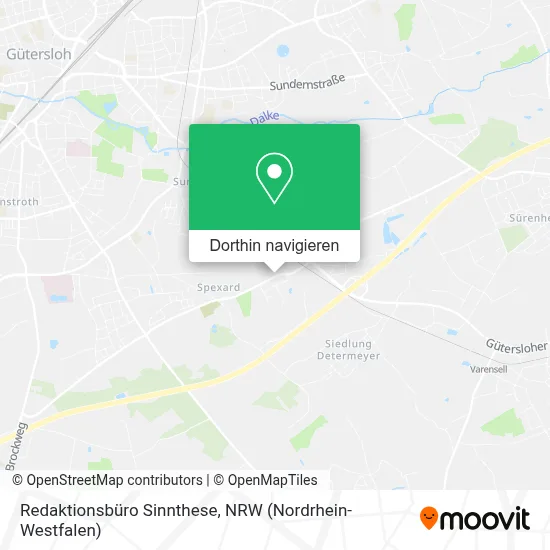 Redaktionsbüro Sinnthese Karte