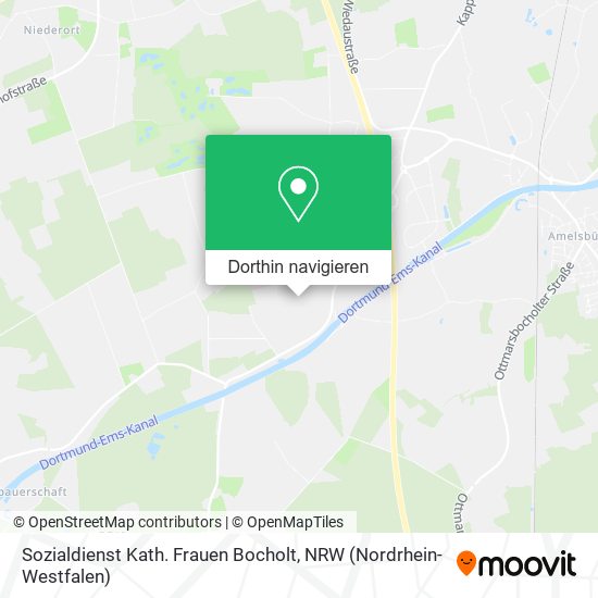 Sozialdienst Kath. Frauen Bocholt Karte