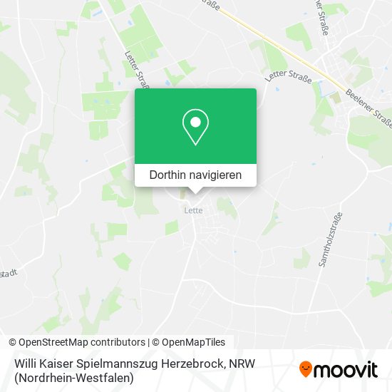 Willi Kaiser Spielmannszug Herzebrock Karte