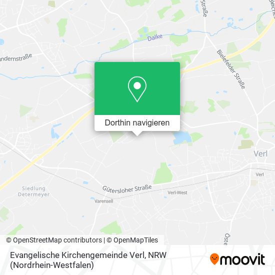 Evangelische Kirchengemeinde Verl Karte