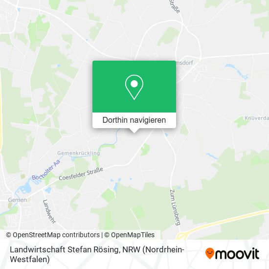Landwirtschaft Stefan Rösing Karte