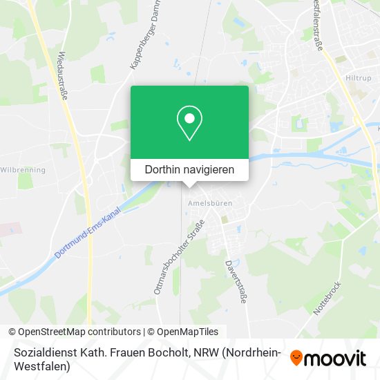 Sozialdienst Kath. Frauen Bocholt Karte