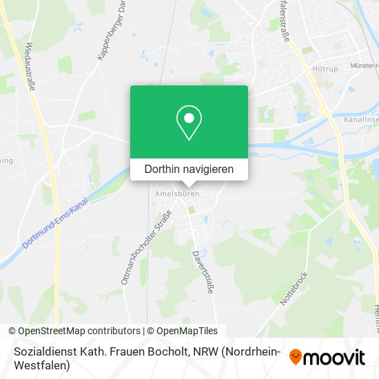 Sozialdienst Kath. Frauen Bocholt Karte