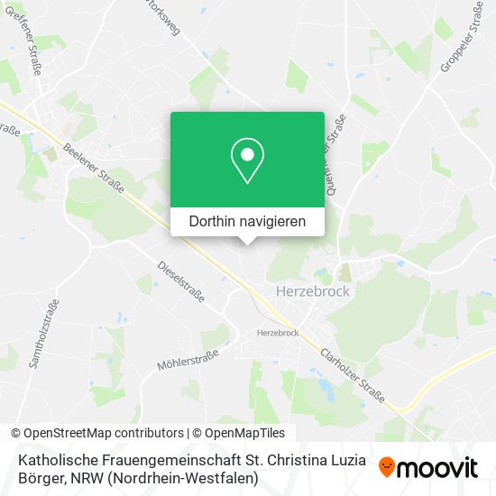 Katholische Frauengemeinschaft St. Christina Luzia Börger Karte